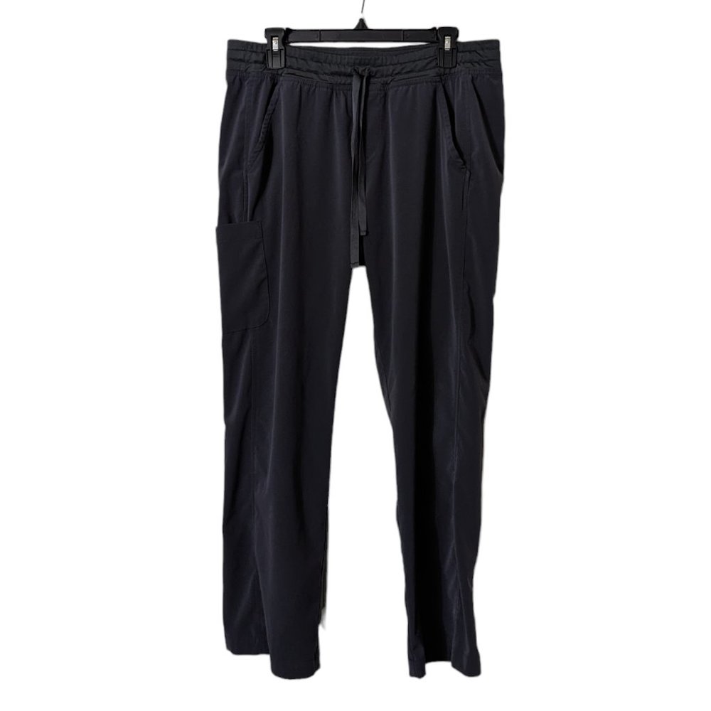 Willow Brook women's Bella pull on cargo scrub pant, pewter, size LP